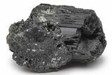 Terminated Black Tourmaline Crystal Cluster - Madagascar #217290-1